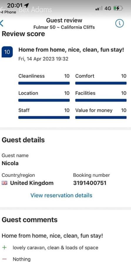 California Cliffs F50 Parkdean Resorts Scratby Eksteriør billede